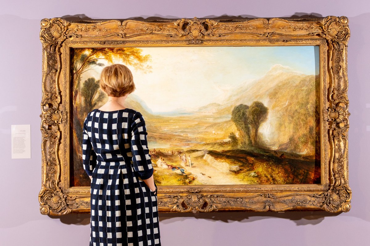 #ThrowbackThursday to last year when we were just about to open 'Ruskin, Turner &amp; The Storm Cloud: Watercolours and Drawings'.

See the details of the exhibition here > bit.ly/3bp6xgP

Did you visit? Tell us your memories of the exhibition!