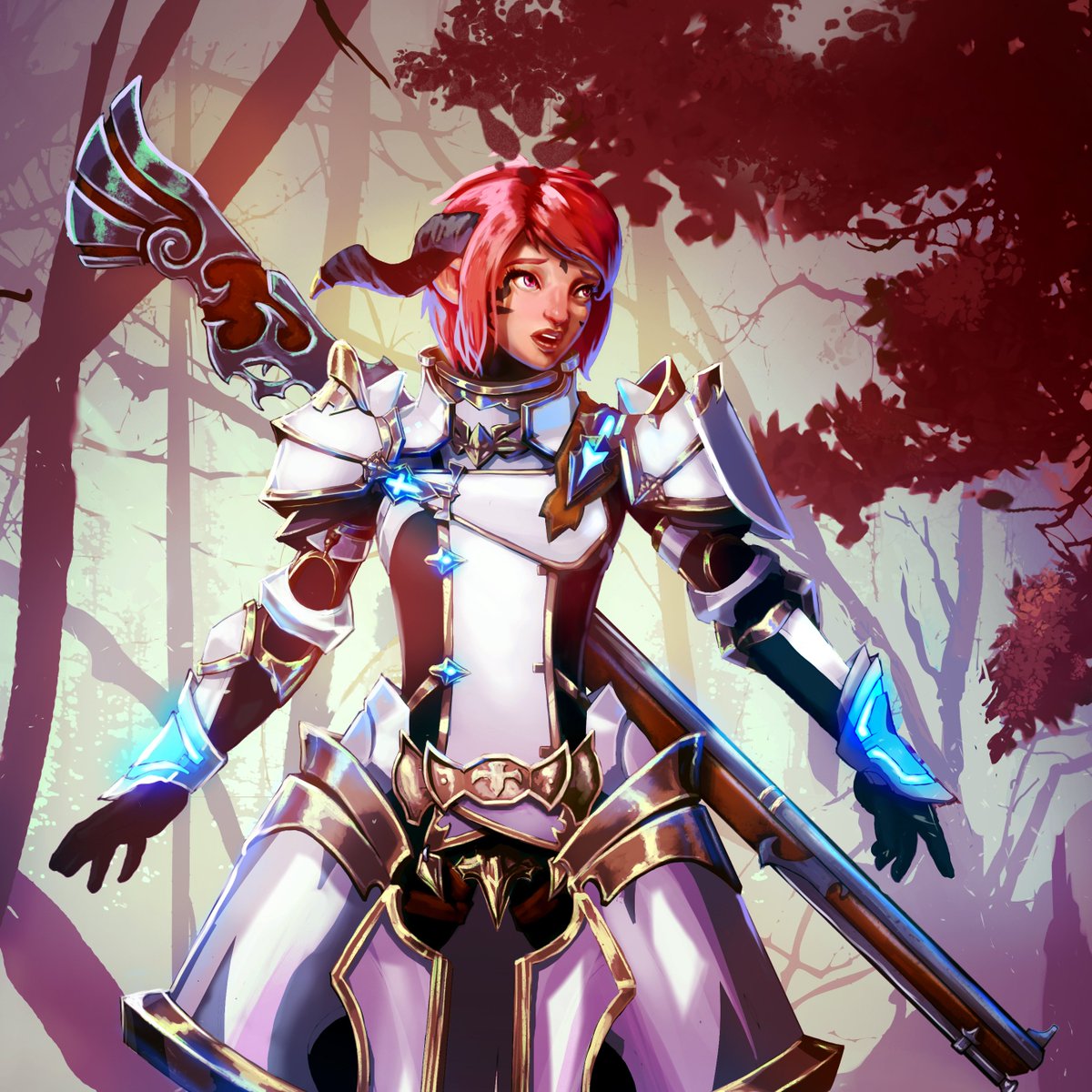 FREE COMMISSIONS
I want to cheer everyone up as much as I can so I'll be doing free commissions!
This one is for my dear friend <a href="/xbenjee/">Ben Gibbons</a>

Just dm and I'll put you on the list! 😊

#art #conceptart #fantasyart #woman #girl #illustration #drawing #videogames #workfromhome #creative