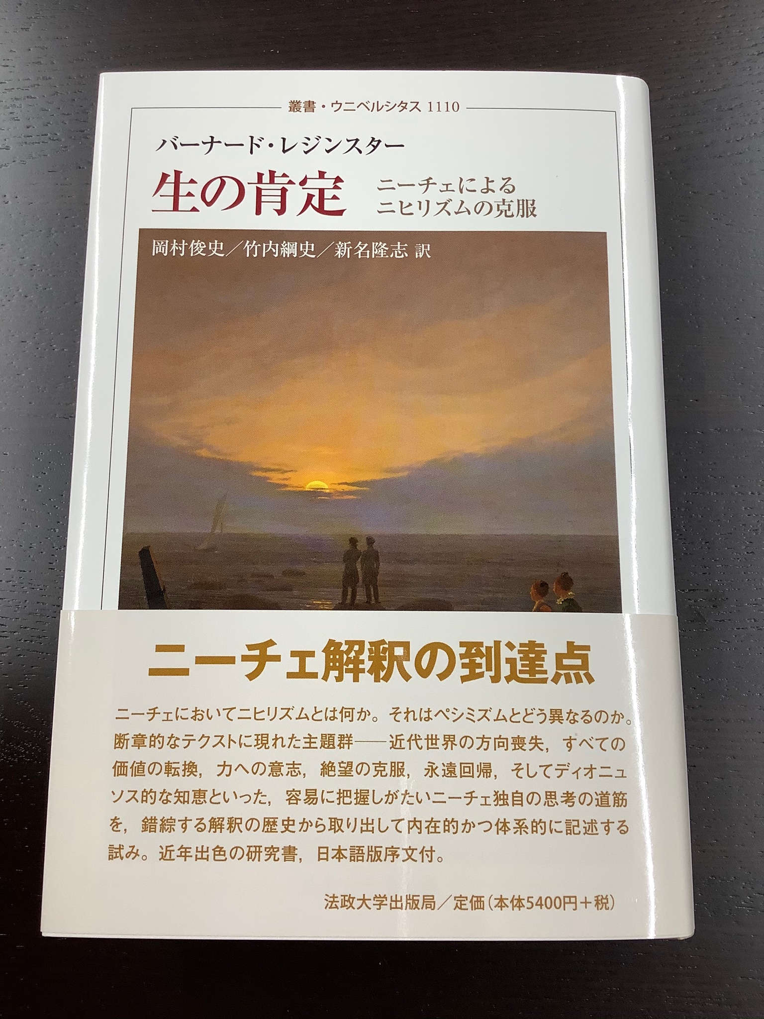 Yoshida Hiroshi 吉田寛 Pa Twitter おそらくは 訳者のお一人である新名さんからご恵投たまわりました ありがとうございます バーナード レジンスター著 岡村俊史 竹内綱史 新名隆志訳 生の肯定 ニーチェによるニヒリズムの克服 法政大学出版局