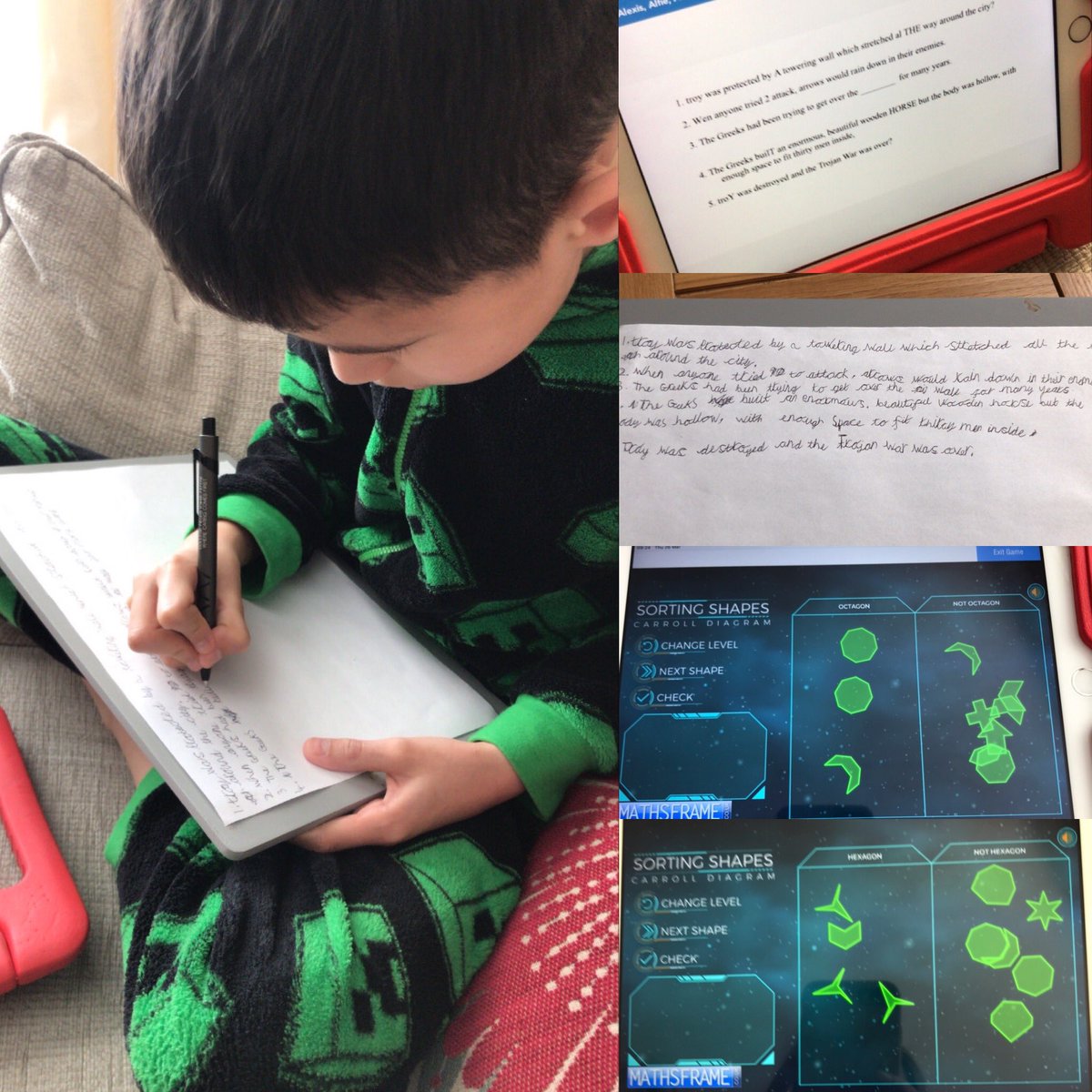 glenzolm's tweet photo. Enzo’s #seesaw activities for today #Year4 #StayAtHome https://t.co/AafPYaUFrD
