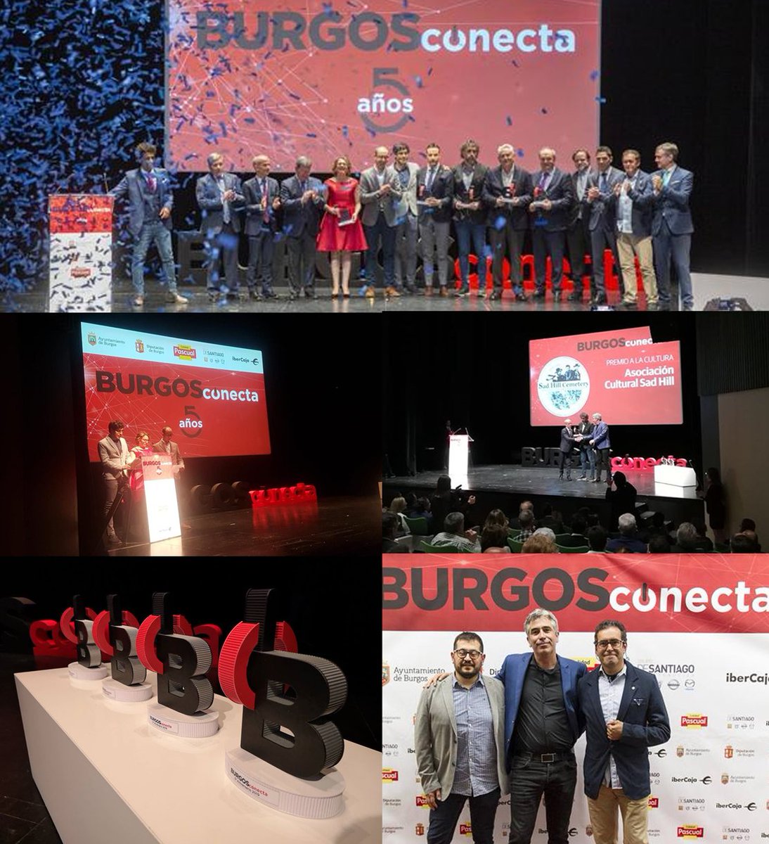 acsadhill's tweet photo. https://t.co/8sREP3ZvuC

El año pasado estábamos de celebración con #BurgosConecta. Curiosamente, son de la misma añada que nuestra Asociación. 

Muchas gracias por el premio recibido: Mejor Proyecto Cultural de la Provincia de Burgos y enhorabuena a todos los premiados https://t.co/HgKcFtnqMp
