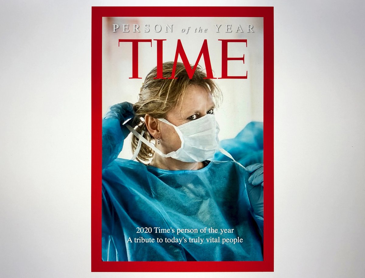 2020 Time's person of the year. A tribute to today's truly vital people! #flatteningthecurve #coronavirus