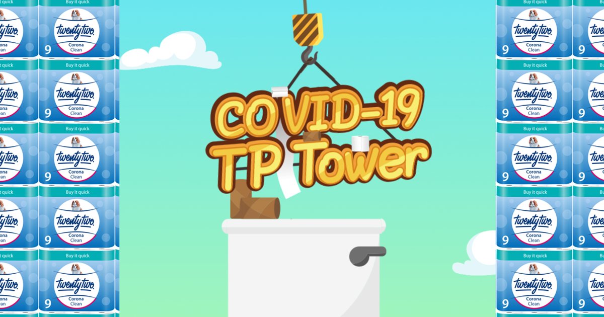 twentytwo_uk's tweet photo. Wondering what to do with all of the #toiletpaper you panic bought..? Then this is the game for you! Just a bit of fun for your socially distant enjoyment. Enjoy!
https://t.co/oRBlt5rWsY
#ToiletPaperPanic #toiletpaperchallenge #covid19 #coronavirus https://t.co/j2fpUalvMy