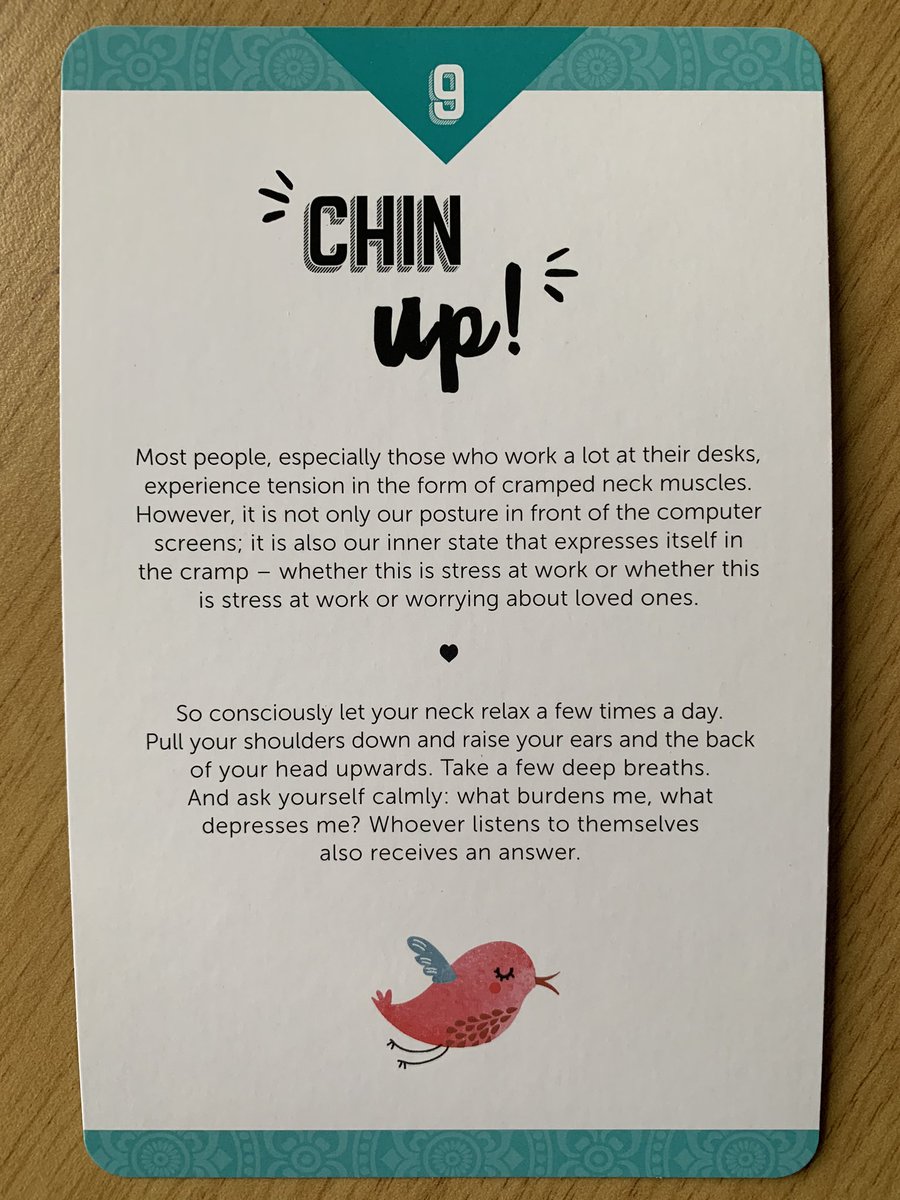 Daraghfallon's tweet photo. #30daysofmindfulness - challenge 9
Chin up and relax the neck and the mind. This one I need to do more of.
Stay safe 🙏🧠 https://t.co/sl8rTMUUpR