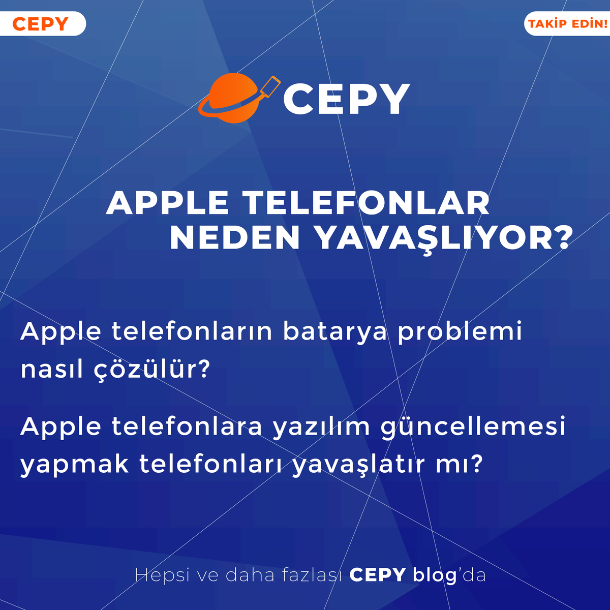 thecepycom's tweet photo. Cep telefonu tamir işlerinizde, yeni nesil hizmet! yerinde telefonunuz tamir ediyoruz sorun büyükse telefonunuzu alıyoruz saatler içinde tamir edip size geri teslim ediyoruz.
#yerindehizmet #telefontamiri #cihaztamiri #tablettamiri #ariza #apple #samsung #cepy #thecepy #tamir https://t.co/SYiNjcj7TQ