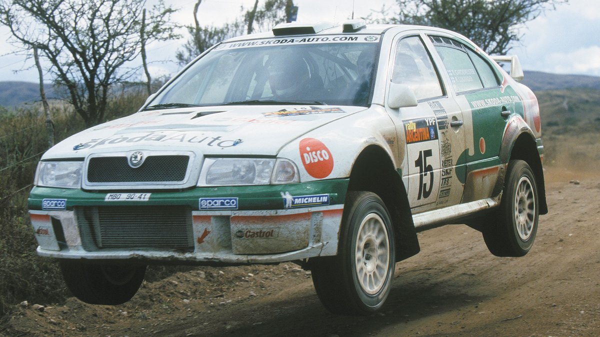 #TbT to 2002 #WRC <a href="/rallyargentina/">Rally Argentina</a> feat. <a href="/MotorsportSkoda/">Škoda Motorsport</a>'s <a href="/TGardemeister/">TGardemeister/TGS</a> #Lukander jumping on their way to season's best 5th O/A

#OctaviaWRC #EVO2

Pic #ŠKODAMotorsport