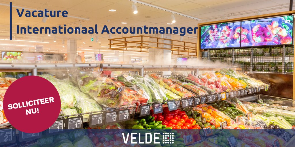 ContronicsNL's tweet photo. ** VACATURE: Internationaal Accountmanager **
Wil jij meehelpen #voedselverspilling te verminderen? 🍒
🎯 Kijk op @Veldegroep: https://t.co/Avkb6aP7XF
📞 Vragen? Bel gerust: 06 5468 6255
#vacature #voedselverspilling #drymisting https://t.co/5kxK74kPiq