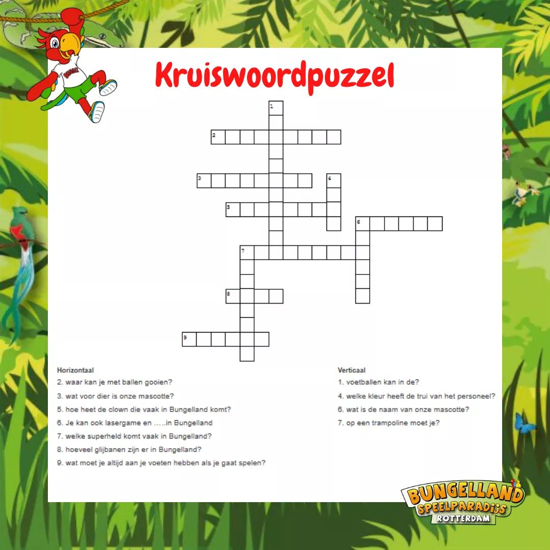 Bungelland's tweet photo. 📚✏️In het kader van leuk huiswerk maken, vandaag de Bungelland-kruiswoordpuzzel! Succes!
(Tip: vraag iemand de puzzel uit te printen en een beetje te vergroten 😉)

#corona #thuisschool #leukhuiswerk #kruiswoordpuzzel https://t.co/jZxwWGS2mO