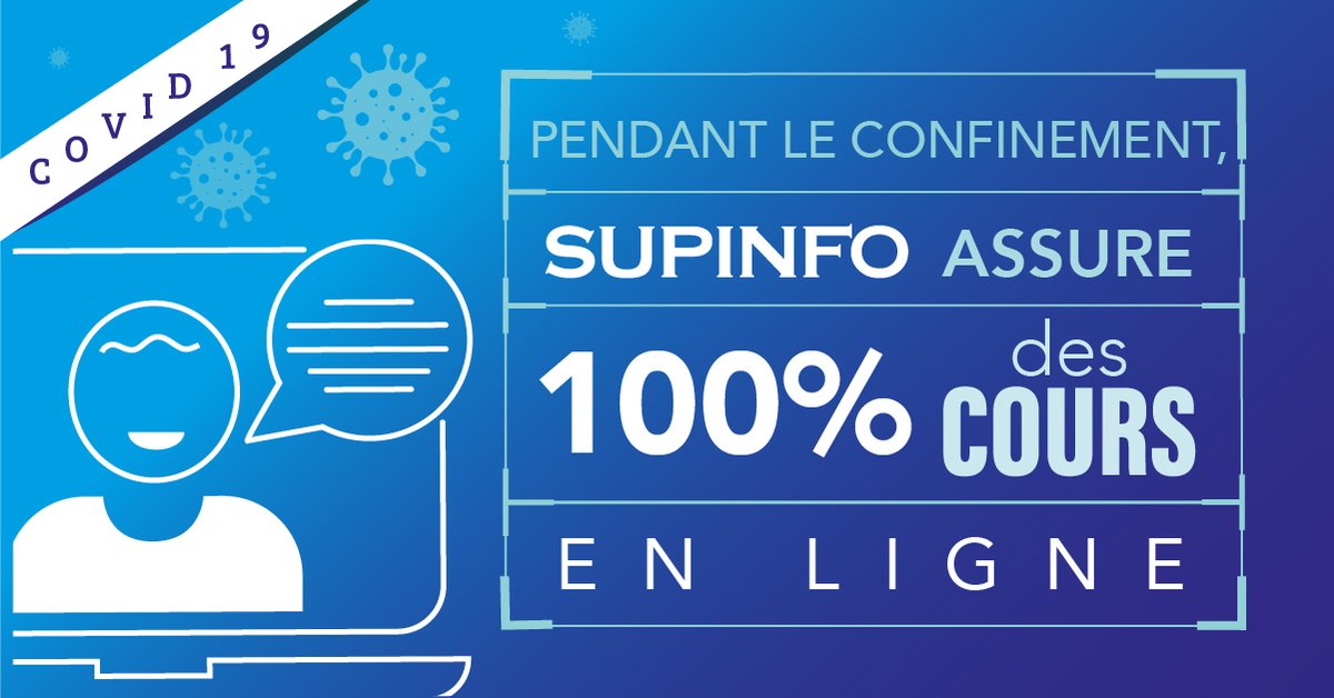 SUPINFO_Stras's tweet photo. @SUPINFO_Stras #SUPINFO Un dispositif de continuité pédagogique https://t.co/AR4KlbT8aT