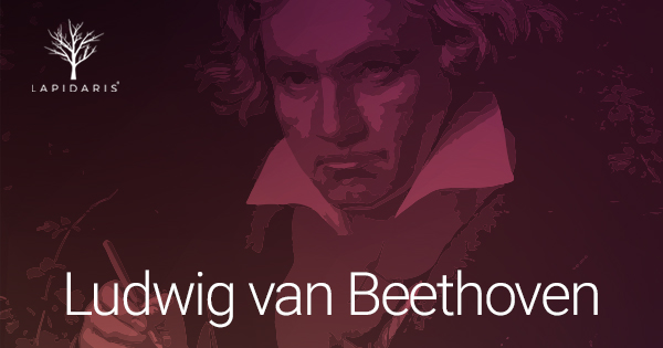 On this day in 1827 composer Ludwig van Beethoven passed away. For details about
Lapidaris please visit lapidaris.com/uk #Beethoven #onthisday #gonebutnotforgotten