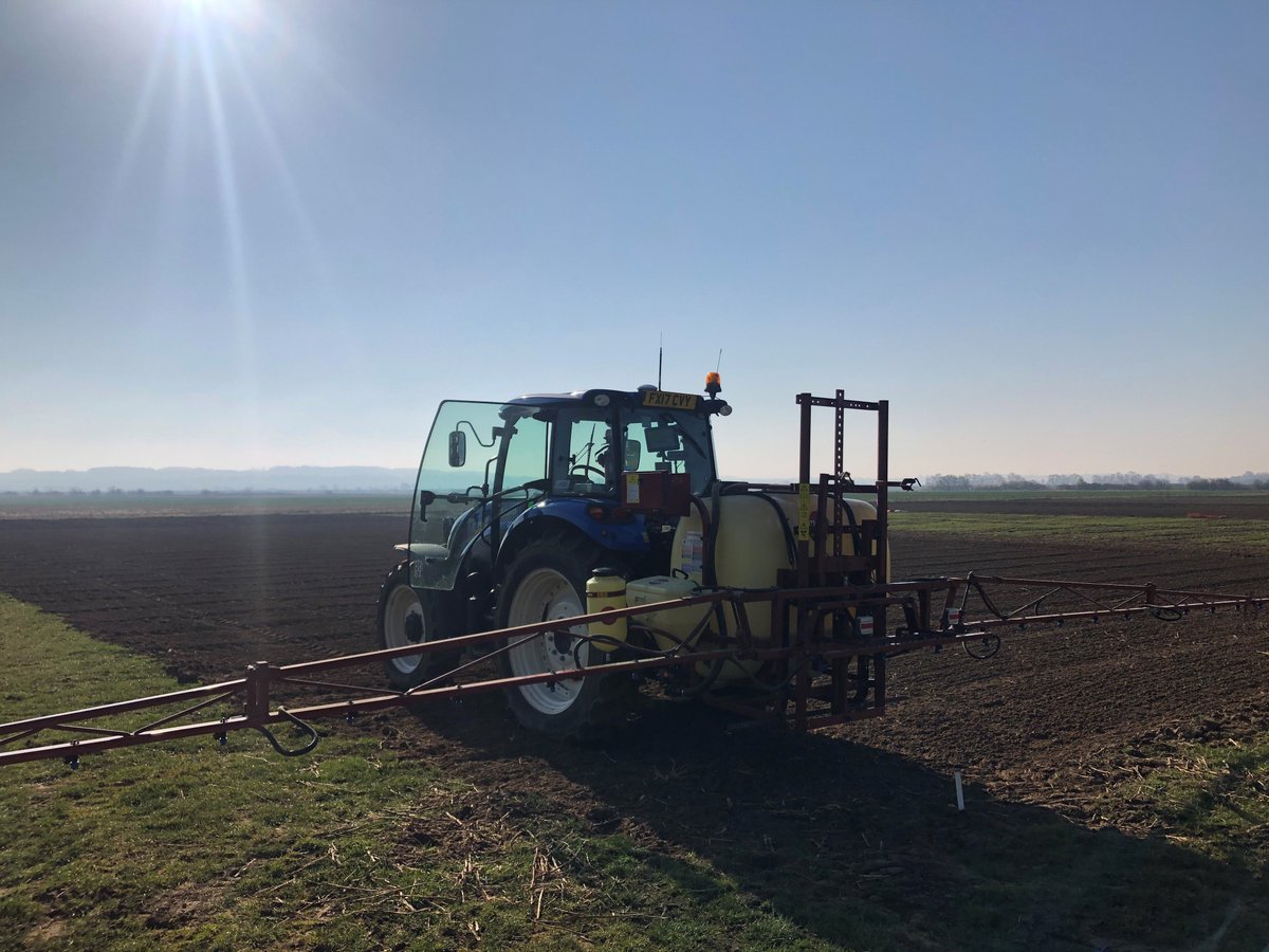 LGSeedsUK's tweet photo. Good morning everyone, from our Innovation trials site at Brant Broughton 👋🌞

You’re a good egg @liamwilk_LG, lending a much-needed hand applying herbicides 🚜💦

#TrialsUpdate https://t.co/PmhVuGDxst