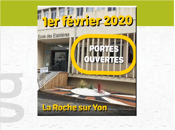 Etablieres's tweet photo. [RETOUR SUR LES PORTES OUVERTES DU #LYCEE DES @Etablieres]
👉Voilà l'ambiance des portes ouvertes aux #Etablières
Bravo à @Veromorice pour la réalisation du film👍
et aux acteurs @PatriciaJCI  @jfvergnault  @BrunoReversee  @DCanteteau...
https://t.co/23VXVPvPhr https://t.co/3Qz0hoYOgO