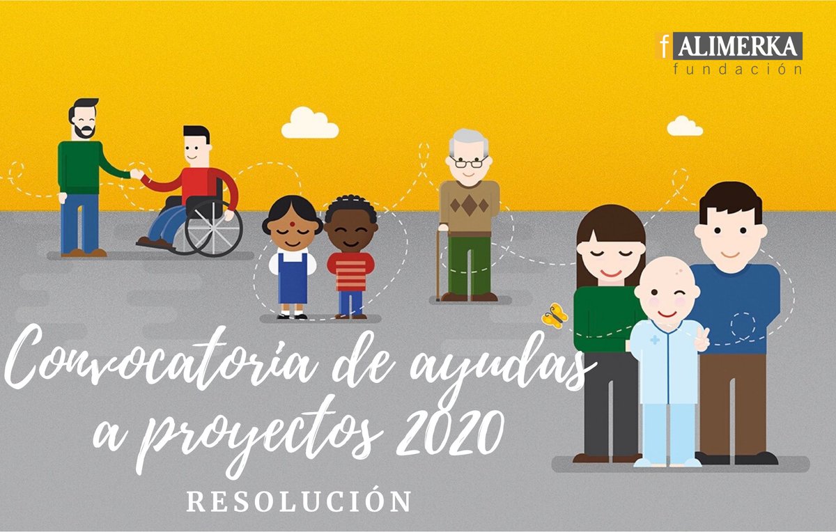 FundAlimerka's tweet photo. 📢 #RESOLUCIÓN #Convocatoria de ayudas 2020.

Estos son los 29 proyectos sociales que apoyaremos este año a los que destinaremos un presupuesto total de 131.000 euros. 

Muchas gracias a todas las entidades que habéis participado en esta edición.

👉https://t.co/tEZs8cj59s https://t.co/TkuF5lX1Er