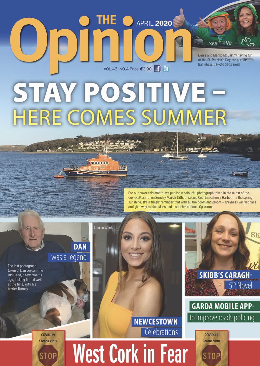 Just a wee reminder that the April edition  of the <a href="/theopinion_ie/">The Opinion</a> is on sale throughout the west.