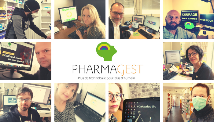LaCoopWelcoop's tweet photo. Merci aux #collaborateurs de @Pharmagest qui restent mobilisés face au #coronavirus en apportant leur service et leur aide auprès des #pharmaciens au quotidien. Vous êtes de vrais #CitoyensDeLaSanté au service des #soignants et des #patients. (5/13) https://t.co/glSIr1qPrB