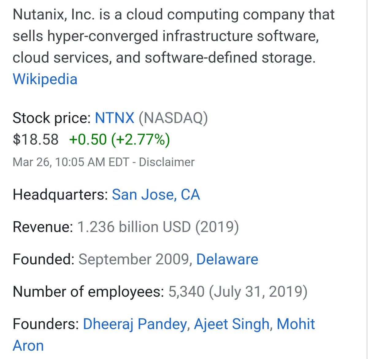  $VISM Nutanix partnership has $$$ written all over it !!