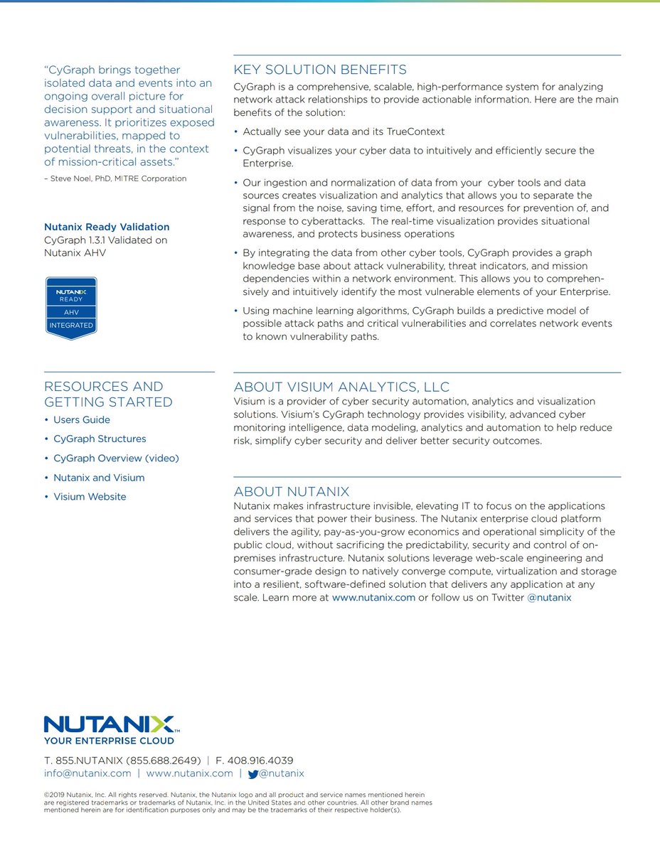  $VISM Nutanix partnership has $$$ written all over it !!