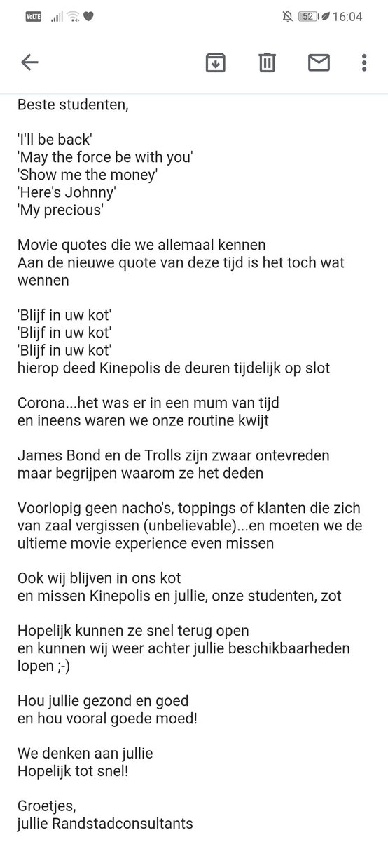 ❤️❤️❤️❤️ <a href="/Kinepolis/">Kinepolis België</a> <a href="/Randstad/">Randstad</a>