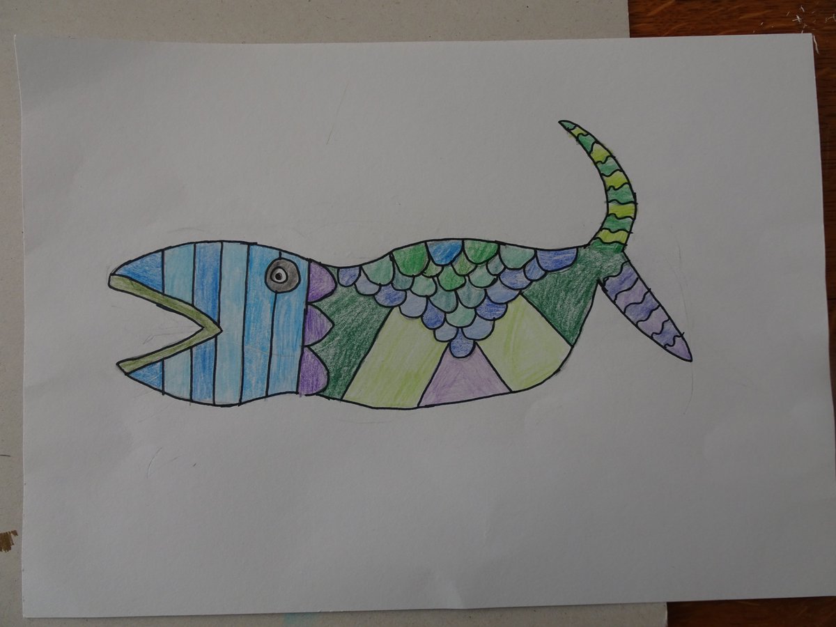 CM2_Biard's tweet photo. Le poisson de Emma ! https://t.co/oEJoiJAcXN