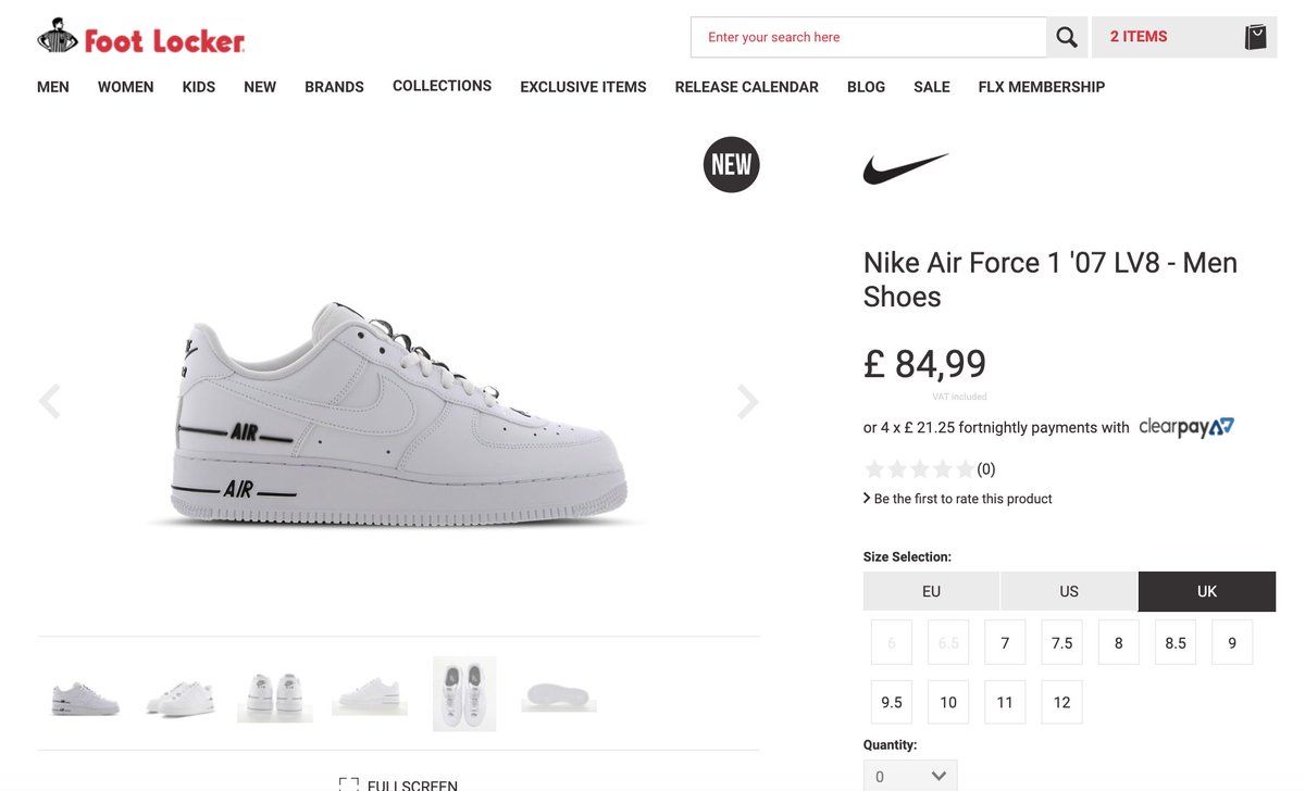 footlocker uk air force