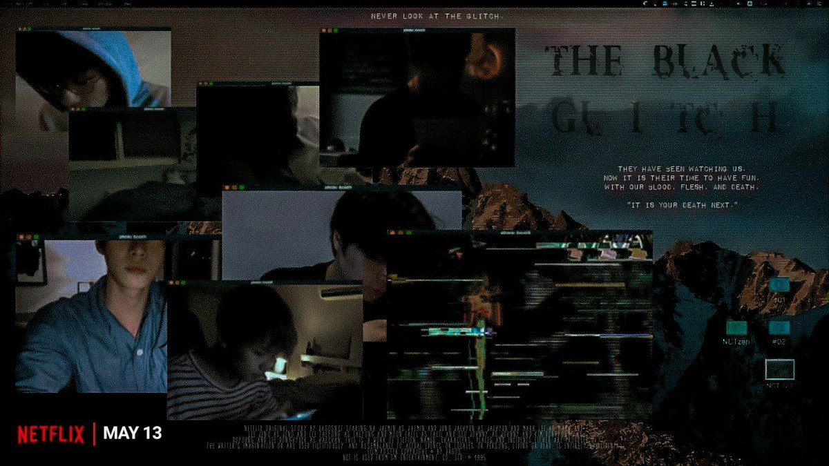 VAGOSNCT's tweet photo. THE BLACK GLITCH

❝ They have been watching us.
ㅤAnd who sees the glitch will die next. ❞ 

NCT au | Horror https://t.co/P70XACTcT0
