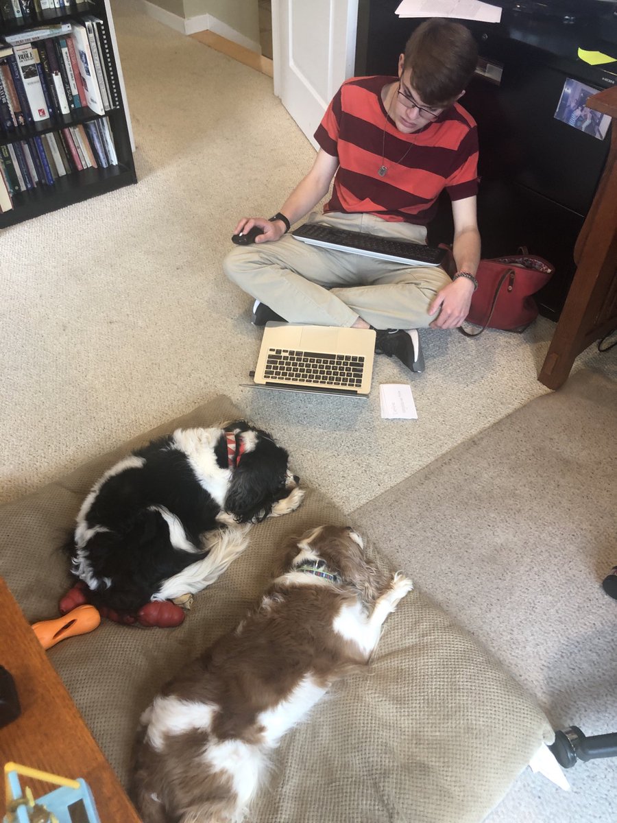 School at home...but not all “students” are engaged. ⁦<a href="/mcps_va/">MCPS</a>⁩