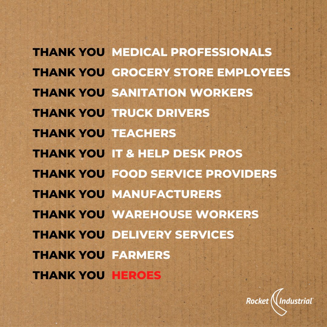 PackageWithLess's tweet image. Thank you to everyone that is on the frontline of this pandemic. You are awe-inspiring heroes. #StrongerTogether