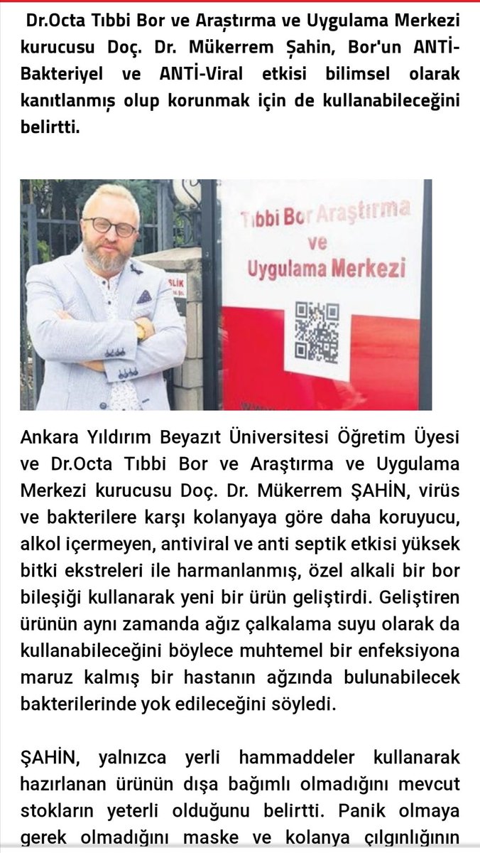 Bor Un Insan Sagligi Acisindan Onemi Doc Dr Mukerrem Sahin Gonul Dergisi Kultur Ve Medeniyet Dergisi
