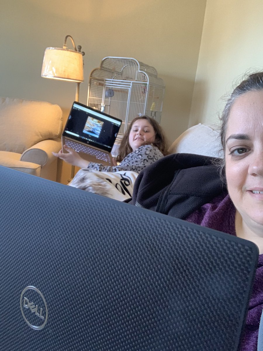 CynthiaGrimley's tweet photo. Work from home...learn from home. #kplearning @SusanPaliotta @MrsMorenoWTR @KPSchools https://t.co/0SUZhLk9iv