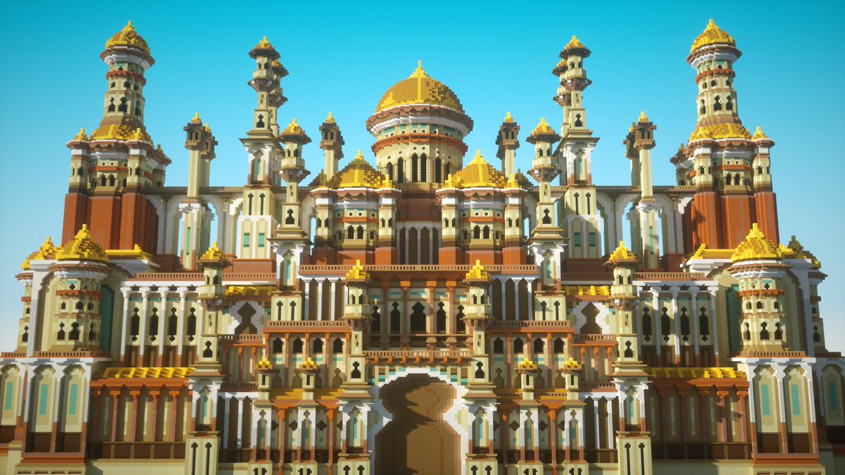 Hi there! Here’s my latest build I made for a spawn!

Built on <a href="/BuildersRefuge/">Builder's Refuge</a>
Rendered by <a href="/Vaxor_/">Juul</a>
#Minecraft