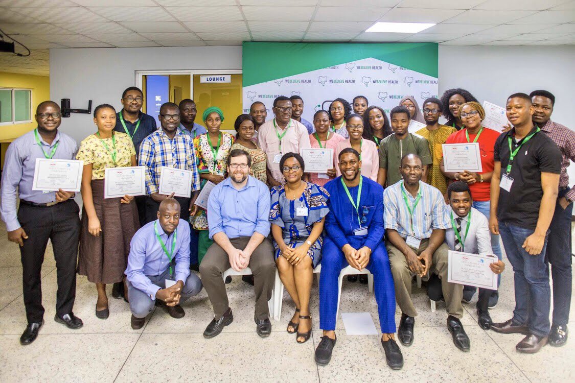 #tbt to happier days 2 weeks ago when we taught the first ever WHO Basic Emergency Care course in Nigeria. 

We certified 32 healthcare personell; many of whom are now at the forefront of assisting in Nigeria’s response to the #COVID2019 pandemic. 

My prayers are with them 👊🏾