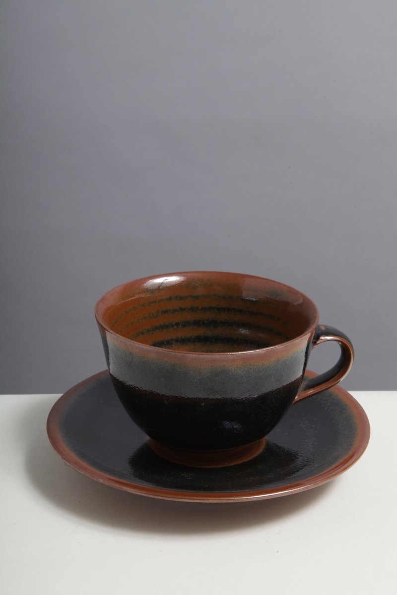 Day 4 #art from home <a href="/YorkArtGallery/">York Art Gallery</a> is this beautiful yellow #ceramic tea cup and saucer which I bought from York Ceramics Fair several years ago. Miss my favourite cup &amp; saucer made by Harry Davis from the W. A. Ismay collection at <a href="/COCAYork/">CoCA York</a>  #MuseumFromHome