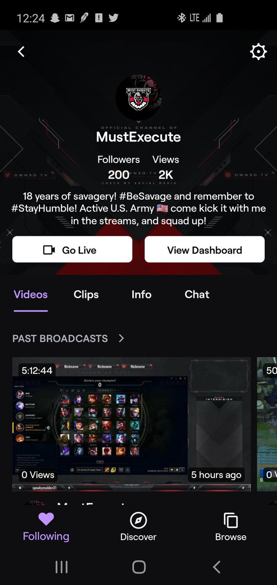 MustExecute's tweet photo. The views have really been picking up lately but unfortunately since the first half of the month i averaged around 1.  Its going to be a miracle if in able to get affiliate this month. If i dont get it this month I'll definitely get it next month.  Thank you for the big 200! https://t.co/ZqKcbVudPY