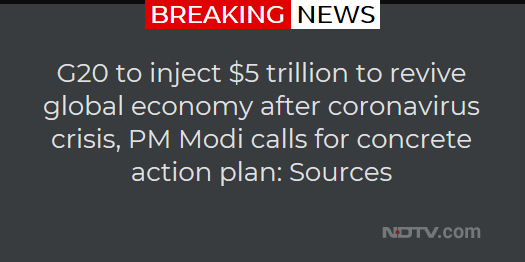 ndtv's tweet photo. #Coronavirus #G20 https://t.co/zpaU2y2Apd