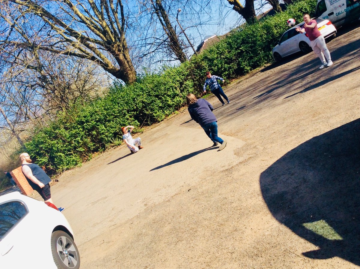 NHC_Grainger's tweet photo. Nothing like a bit of keep fit out in the fresh air to start the day! 💪🏃‍♂️

Great tunes🎶, a good laugh 😂 and maintaining our social distance 🚶‍♀️___🚶‍♂️ #2meters

#weareNHC @Northern_HC https://t.co/1efuBYqHlG