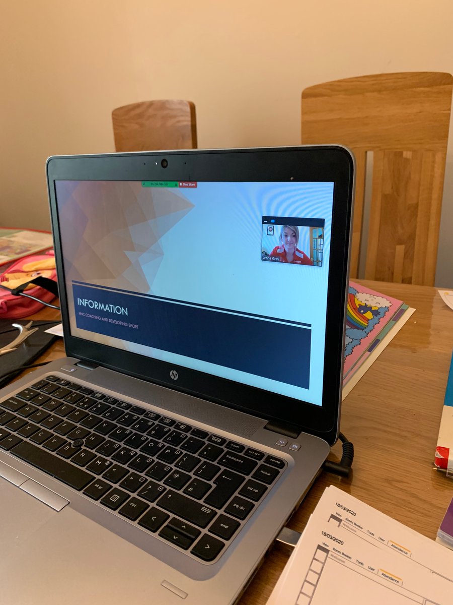 Fantastic turnout from the HNC Coaches today @ic_uhi where more than 20 of them took part in an online classroom hosted by their lecturer Jenna Gray. Learning <a href="/ICUHI_Sport/">UHI Inverness Sport</a> still being made possible. <a href="/ThinkUHI/">UHI</a>  #onlinelearning #covid19teaching #workingfromhome