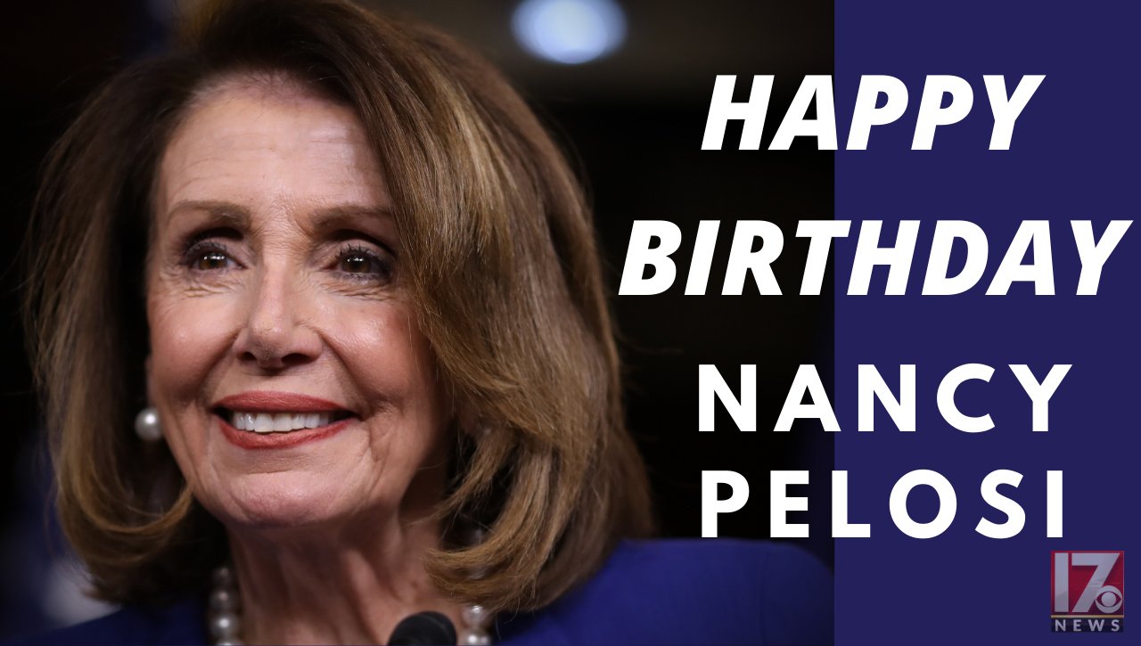 Happy 80th birthday to House Speaker Nancy Pelosi.  