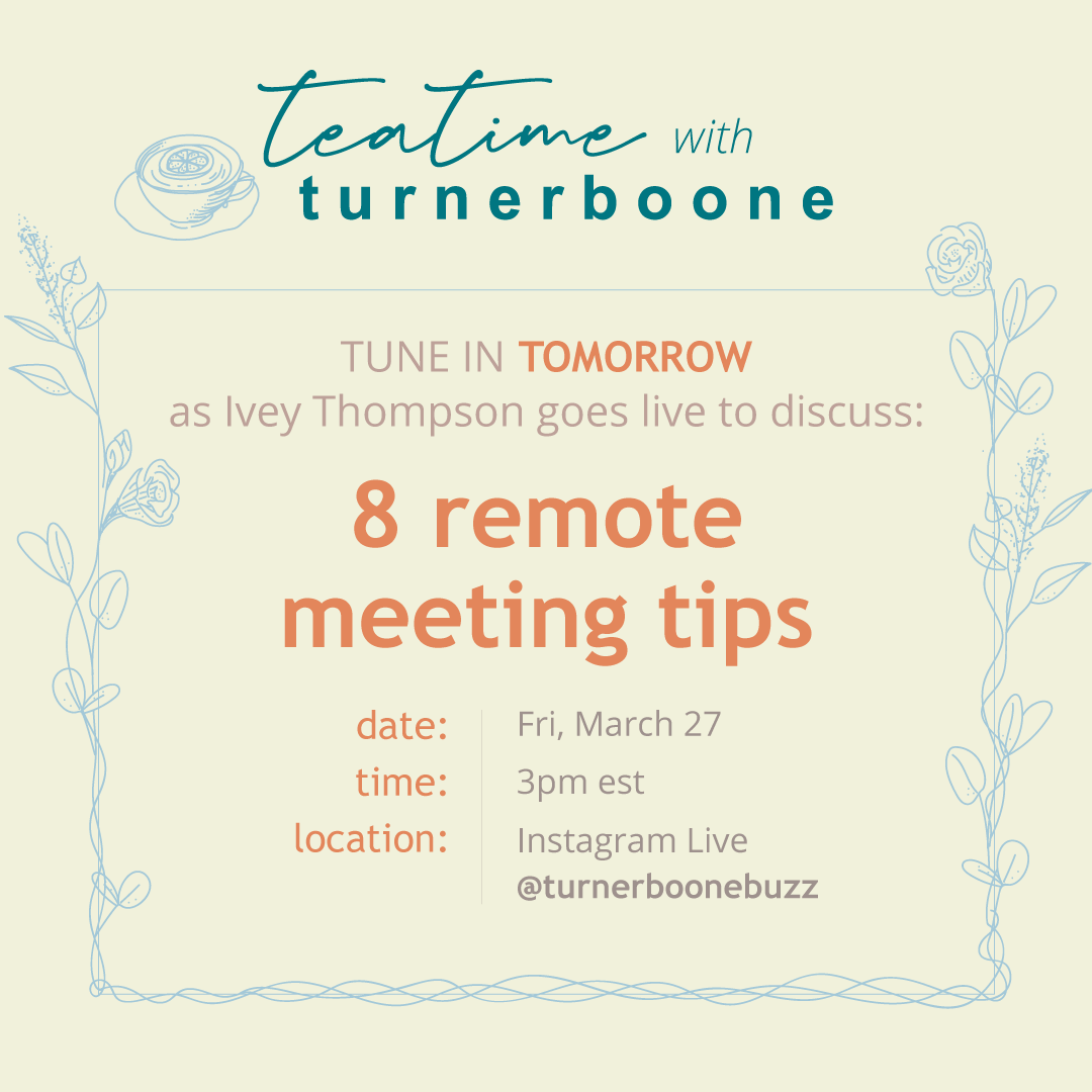TODAY! Go to our Instagram to have some ☕️ w #teamturnerboone ✌🏽