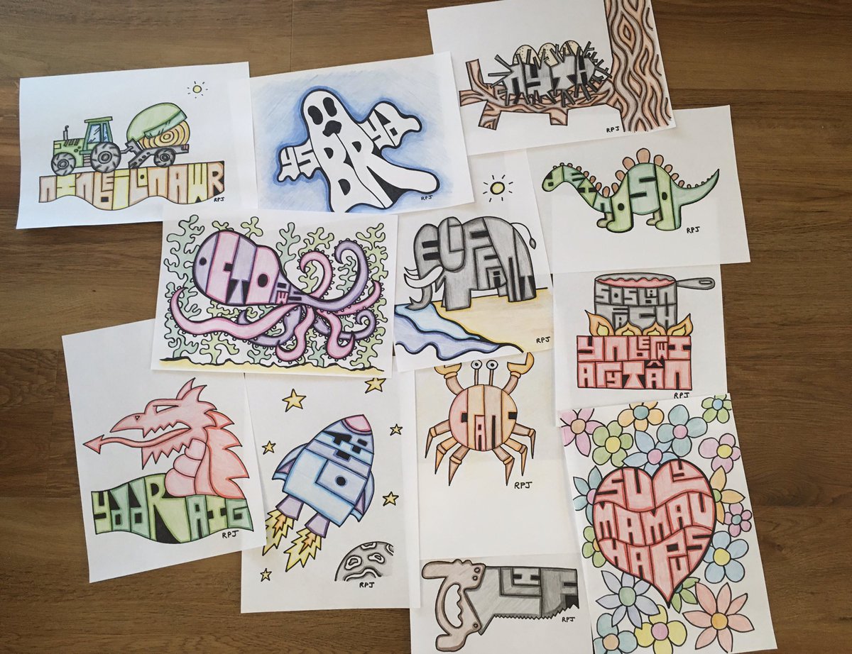 YsgolCiliauParc's tweet photo. #TipOfTheDay Why not search the web for an artist's work? Look at their artwork. What do you like about them? What do you notice about the colours and style? Create your own painting in the style of the artist. Remember to tweet! @rhiannon_art @rhyspadarn #RuthJen #KyffinWilliams https://t.co/0u2JWGGs6I