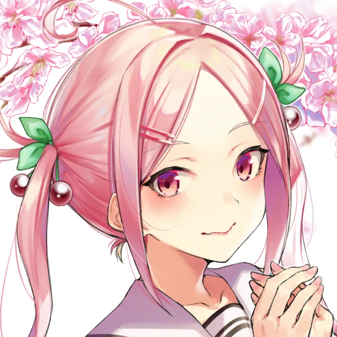 桜の木の下でー。
#オリジナル 