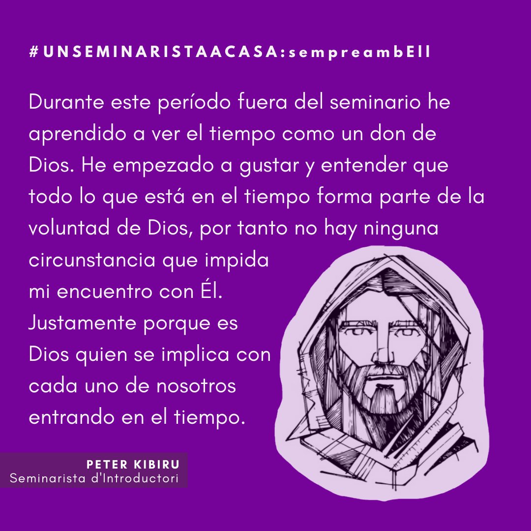 Crist es va fer home, i com a home, entrà en el temps.
#unseminaristaacasa #sempreambEll
<a href="/esglesiabcn/">Església de Barcelona ⛪️</a> <a href="/bisbatsantfeliu/">@BisbatSantFeliu</a>