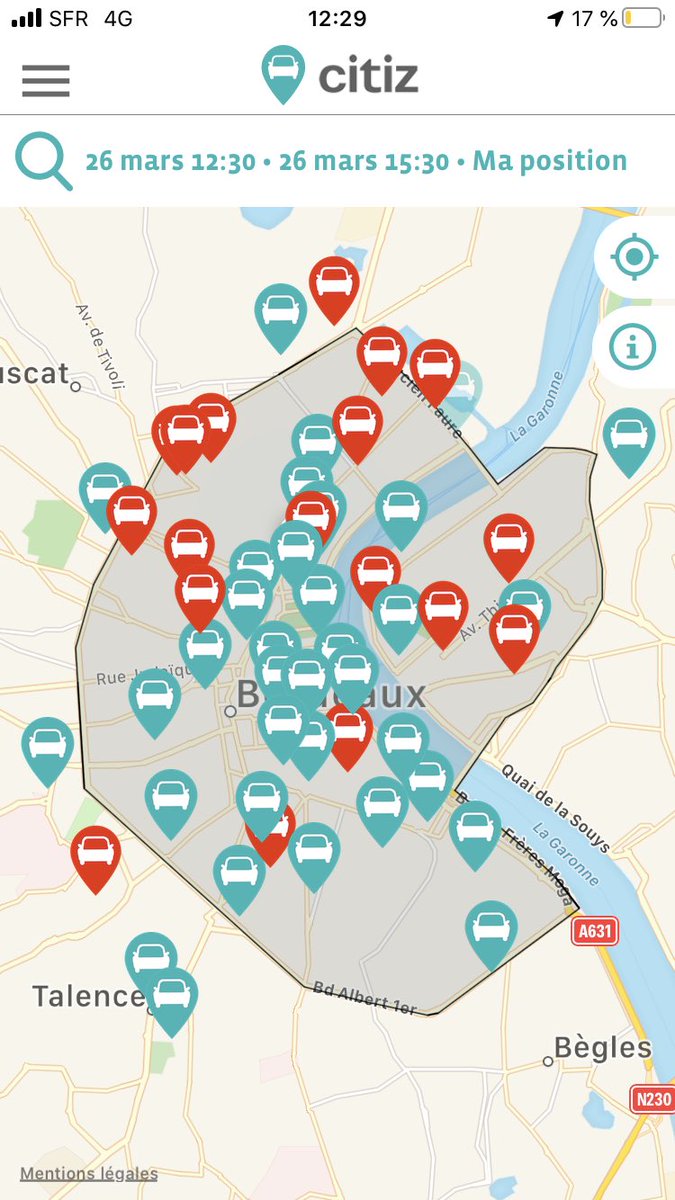 Lots of  @CitizBordeaux cars are parked and available for rent...That crisis will unfortunately blow a big hole in the finances of our  #CarSharing cooperative company 