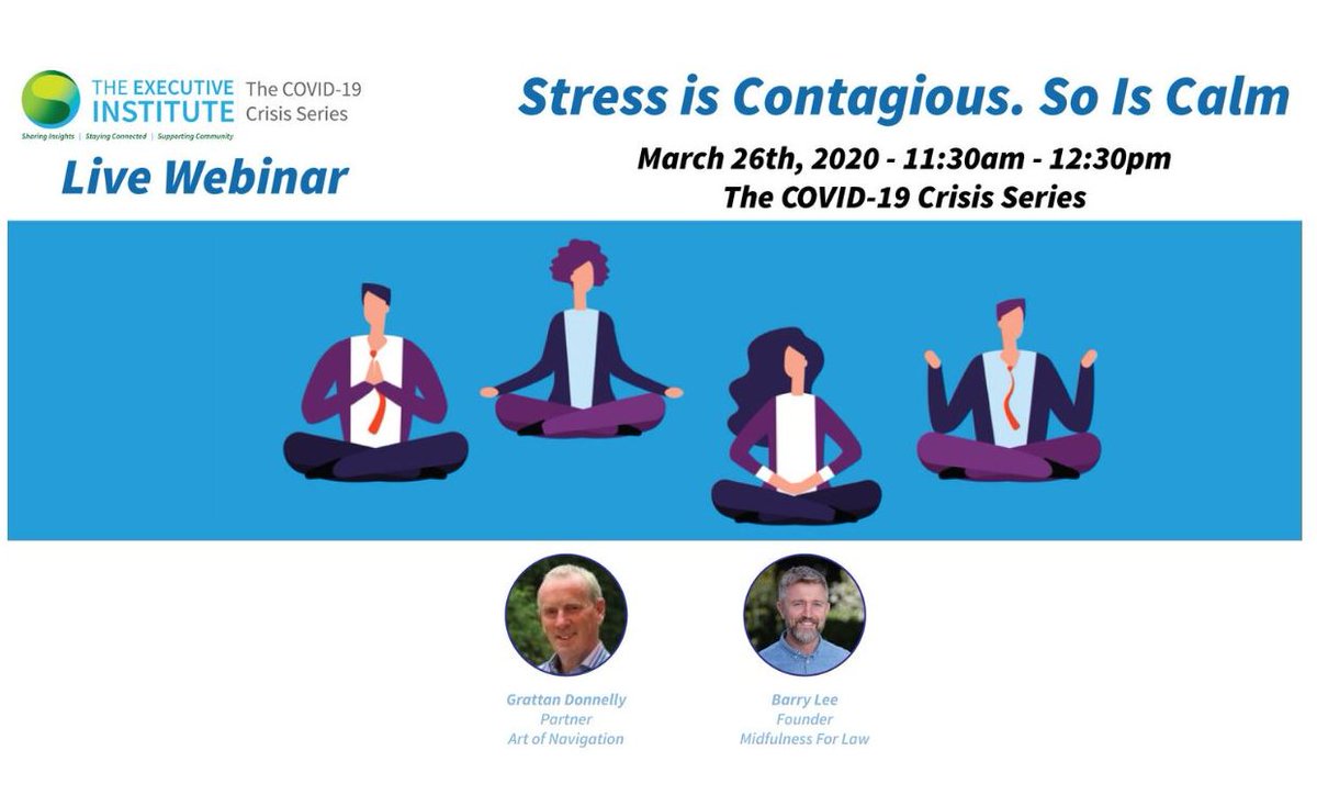 Just about to start the 2nd webinar in our Covid-19 Crisis Series.  Still time to register members.  450 people registered to attend.