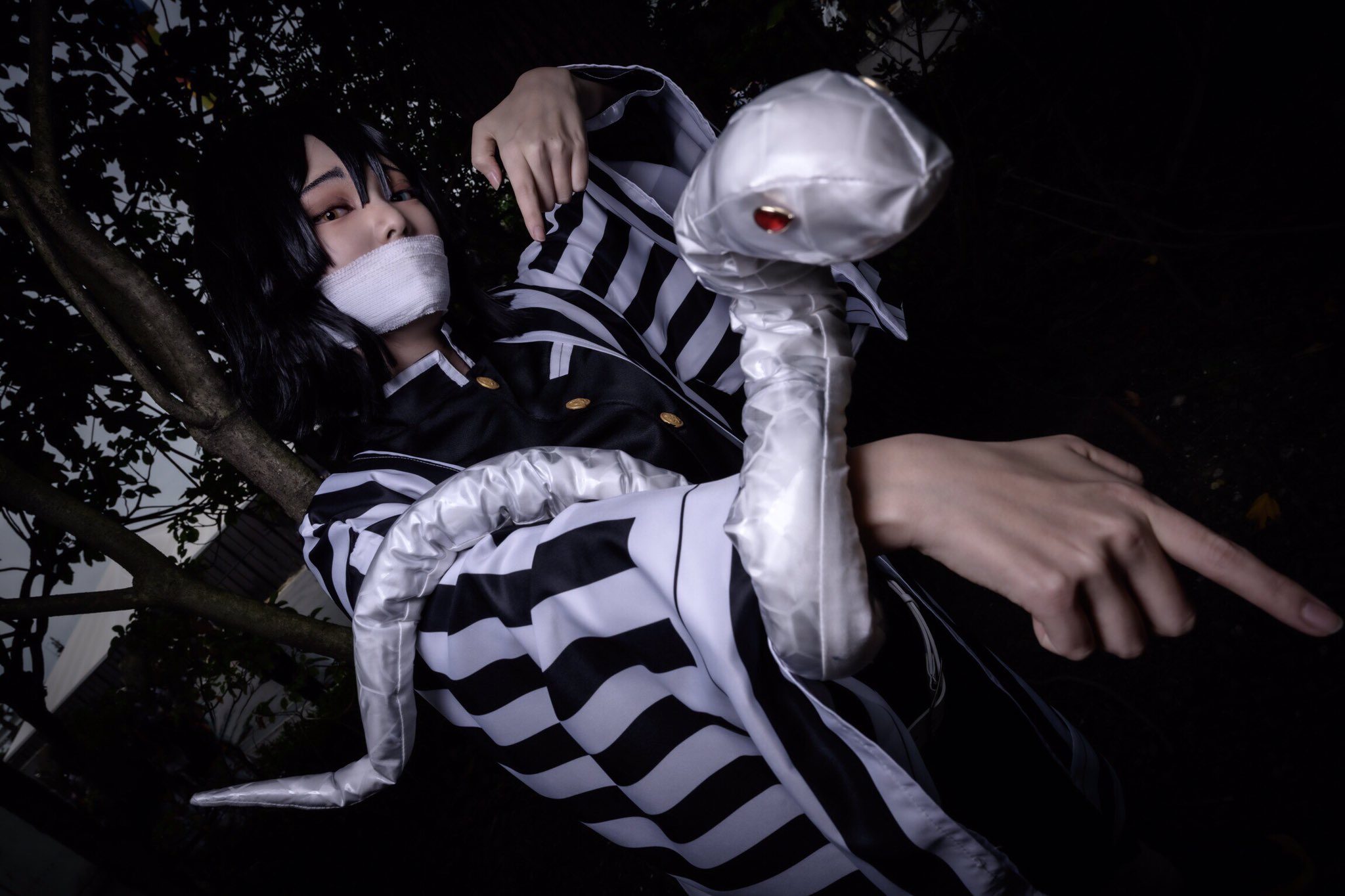 鬼滅の刃 伊黒小芭内 コスプレ 衣装 鏑丸