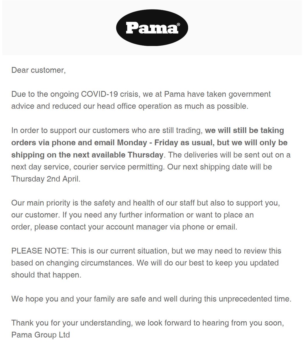 Pama Group tweet media