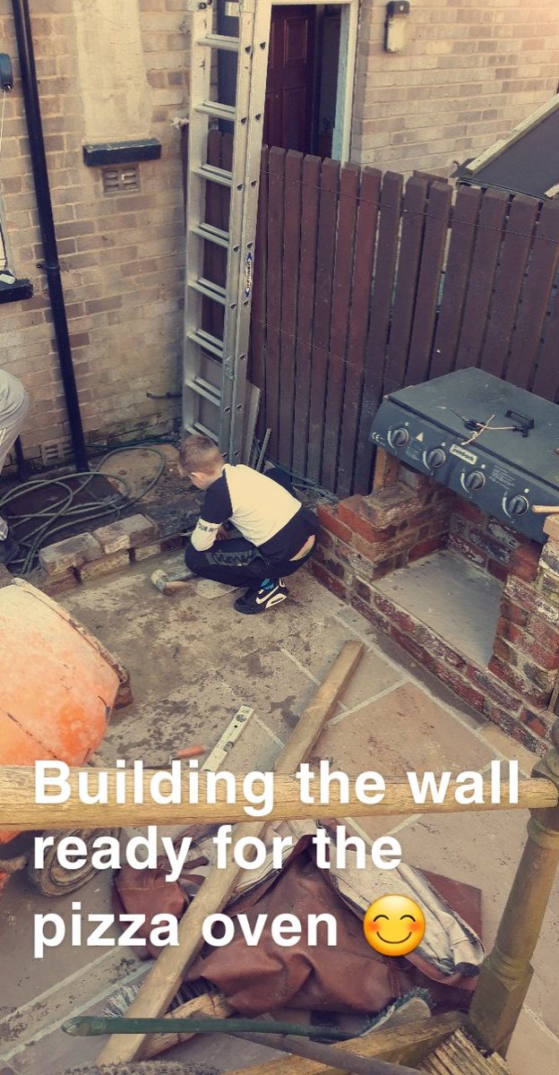 GemmaGarner15's tweet photo. Today's task learning how to build a wall ready to for the pizza oven to be made for our outdoor kitchen 😊 #gettingreadyforsummer #constructivework #lifeskills
@church_prim @Y4church_prim https://t.co/ETP3bsXPob