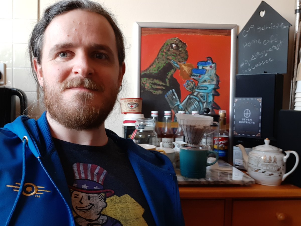 J_D_Stubbs's tweet photo. We may be enduring a global pandemic. We may be in self-isolation. We may be facing a raft of uncertainties. We are definitely living in 'unusual times'. But 11am is still @NTC_Manchester coffee time.
#QuarantineCoffee #SevenDistrictsCoffee #OGHPhD https://t.co/cMLplv8ikF