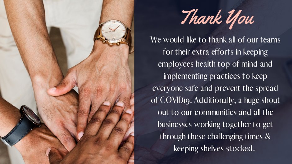 ilsbeef's tweet image. We could not do this without our teams &amp;amp; communities. #InThisTogether #thankyou