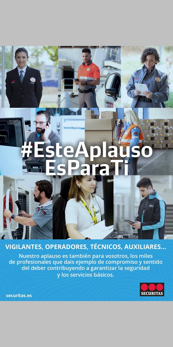 Grandes y Valientes!!! orgulloso de pertenecer a esta familia. 💪💪
#EsteAplausoEsParaTi 
#OneSecuritas