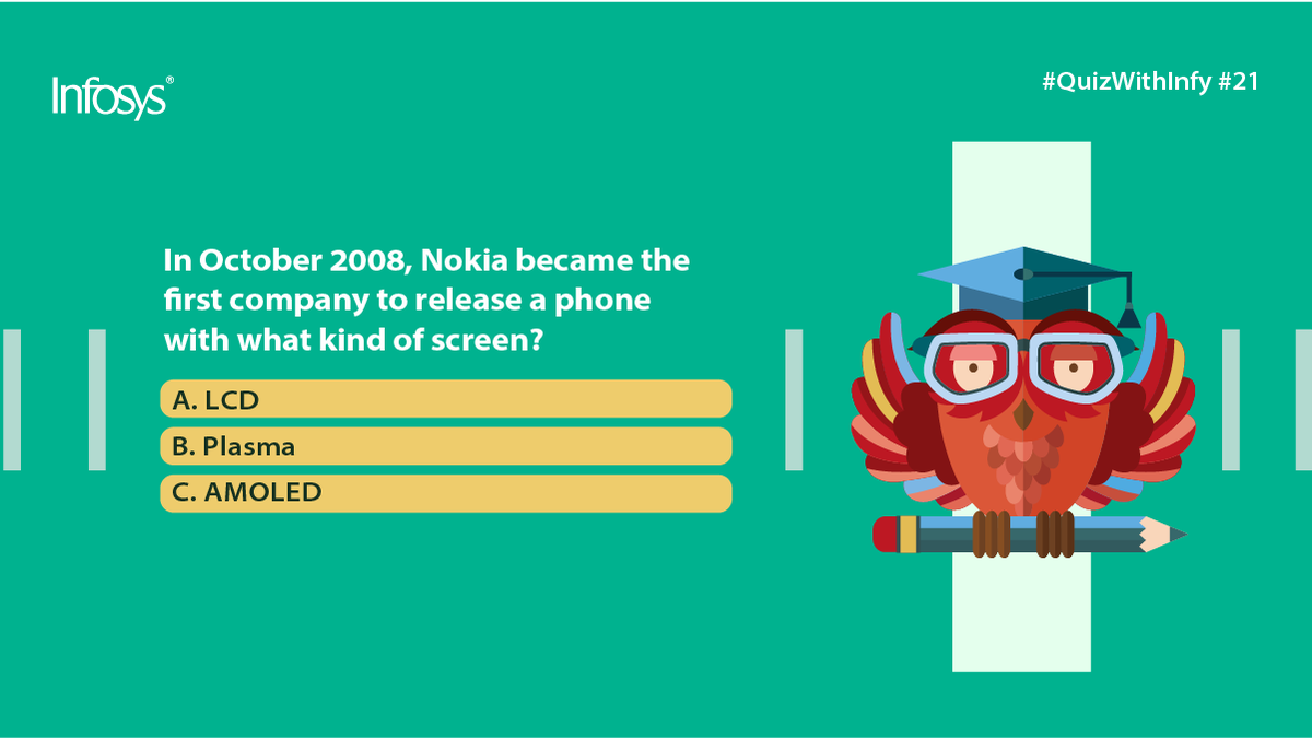 InfosysCareers's tweet photo. For those who grew up during a certain era, Nokia was perhaps the most widely-available, ubiquitous cellphone, and many of you will remember its signature ringtone. Truly, the brand was a pioneer in the #mobile field! So tell us: #QuizWithInfy https://t.co/Isu7vvzeai